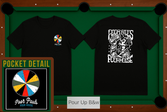 Poor Paul’s Pour Up Black and White